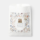 Sachets En Papier Nouveau chapitre baby shower aquarelle, fleur sauv (Devant)