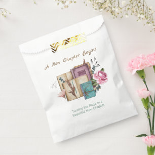 Sachets En Papier Nouveau Chapitre Commence Floral Nouveaux Débuts