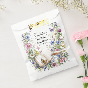 Sachets En Papier Nouveau Chapitre Livre Papillon Floral Baby Shower