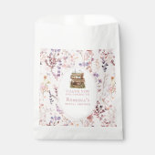 Sachets En Papier Nouveau chapitre nuptiale douche aquarelle, fleur  (Devant)