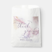 Sachets En Papier Nuage 9 Fête de Mariage à l'Aquarelle (Devant)