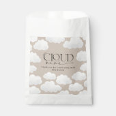Sachets En Papier Nuage naturel beige neuf douche moderne design (Devant)