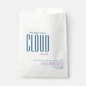 Sachets En Papier Nuage Neuf Élégant Mariage Moderne Pastel (Devant)