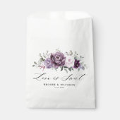 Sachets En Papier Nuances de pourpre Dusty fleurs Moody Floral Maria (Devant)