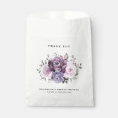 Sachets En Papier Nuances de pourpre Dusty fleurs Moody Floral Maria (Devant)