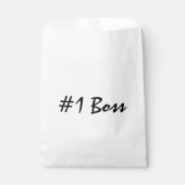 Sachets En Papier Numéro 1 Boss Personnaliser (Devant)