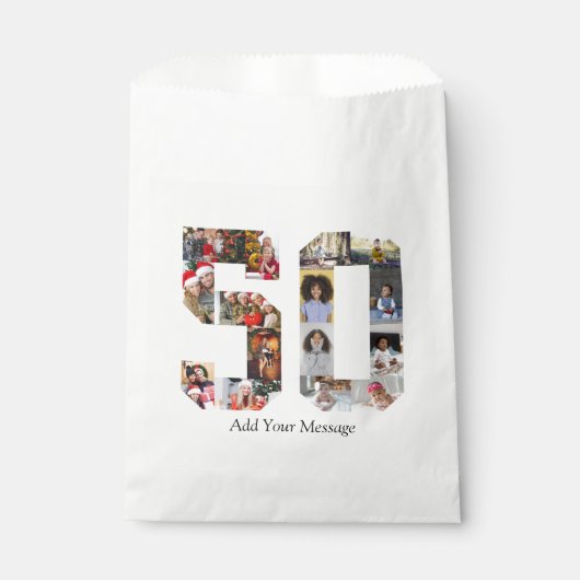 Sachets En Papier Numéro 50 Collage photo (Devant)