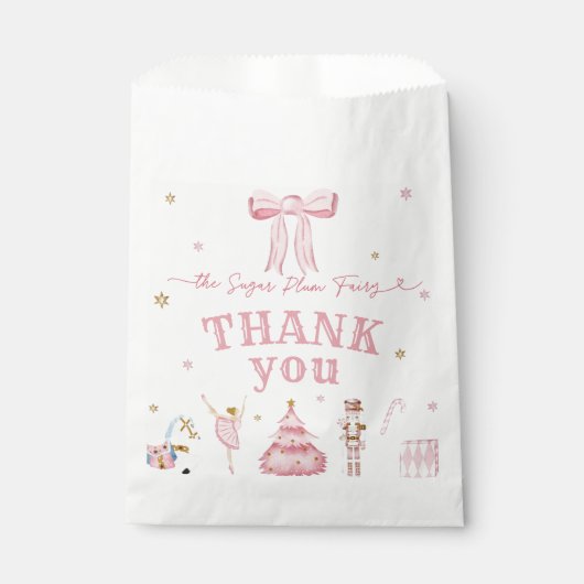 Sachets En Papier Nutcracker Winter Onederland 1er anniversaire (Devant)