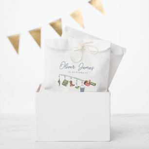 Sachets En Papier O-fish-ally une pêche 1er anniversaire garçon