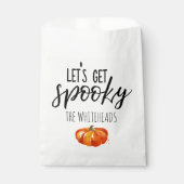 Sachets En Papier Obtenons le Citrouille Éffrayant Halloween (Devant)