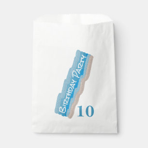 Sachets En Papier Ocean Beach Anniversaire