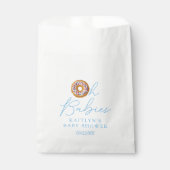 Sachets En Papier Oh Babies Donut Saupoudrer le Baby shower de jumea (Devant)