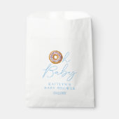 Sachets En Papier Oh Baby Donut Saupoudrer les garçons Baby shower (Devant)