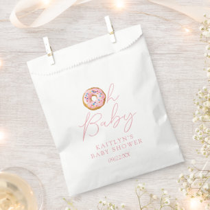 Sachets En Papier Oh Baby Donut Sprinkle Girls Baby shower