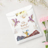 Sachets En Papier Oh Baby Médiéval Fairytale Dragon Baby shower garç (Scellé)