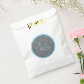 Sachets En Papier Oh Baby Posh Baby shower pour garçon (Scellé)