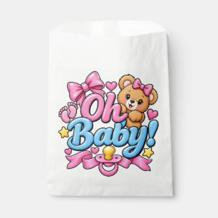 Sachets En Papier Oh Bébé ! Conception de célébration de Baby Shower