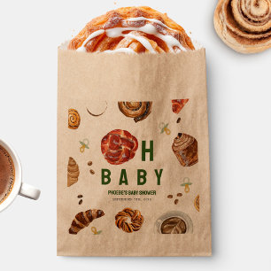 Sachets En Papier Oh Bébé pâtisseries + Pacificateurs Baby shower ne