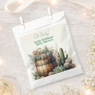 Sachets En Papier Oh Bébé ! Succulentes et Cactus Rustiques pour la