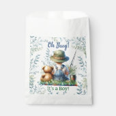 Sachets En Papier Oh Buoy, c'est un garçon ! Baby shower à thème de (Devant)