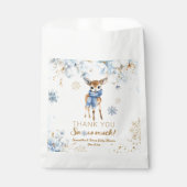 Sachets En Papier Oh Deer Winter Baby Boy Douche (Devant)