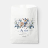 Sachets En Papier Oh Deer Winter Boy Baby shower (Devant)