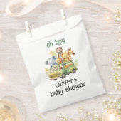 Sachets En Papier oh garçon mignon jungle safari animaux baby shower (Coupé)