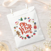Sachets En Papier Oh Quel Amusant Noël Fête d'anniversaire Faveurs (Coupé)
