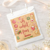 Sachets En Papier Oh quel plaisir Noël anniversaire (Coupé)