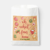 Sachets En Papier Oh quel plaisir Noël anniversaire (Devant)