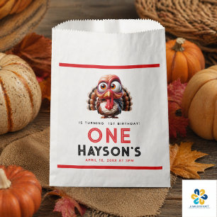 Sachets En Papier Oh quelle joie Caricatures  Anniversaire 1 an Dind