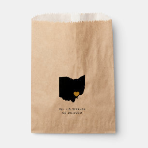 Sachets En Papier Ohio Mariage Favor Treat Sacks, Sacs-cadeaux