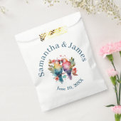 Sachets En Papier Oiseaux de l'amour Aquarelle Pastels (Scellé)