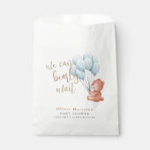 Sachets En Papier On peut attendre prématurément Ours Bleu Baby show (Devant)