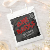 Sachets En Papier One Rocks - Garçon 1er anniversaire (Coupé)