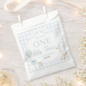 Sachets En Papier ONE Silly Goose Blue 1st Birthday Party (Coupé)