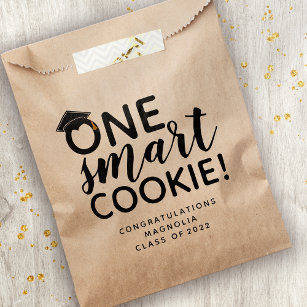 Sachets En Papier One Smart Cookie Graduation kraft