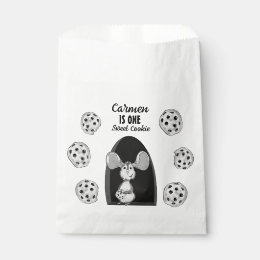 Sachets En Papier One Sweet Cookie Mouse First Birthday (Devant)