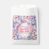 Sachets En Papier Oneder La Queue de Sirène Pailletée Fleur (Devant)