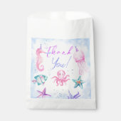 Sachets En Papier ONEder The Sea Mermaid 1er anniversaire Mignonne O (Devant)