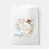 Sachets En Papier Onederland, Mad hatter teaparty, collations d'anni (Devant)