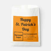 Sachets En Papier Orange Business Brand, St. Patrick's Day, (Devant)