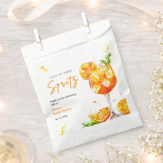 Sachets En Papier Orange Cocktail Love at First Spritz Bridal Shower