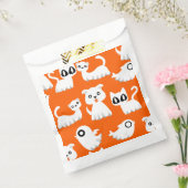 Sachets En Papier orangé de chien fantôme d'halloween (Scellé)