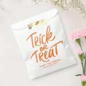 Sachets En Papier Orange Trick ou Traiter Lettres Fête d'Halloween (Scellé)