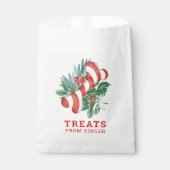 Sachets En Papier Os de chien de Noël (Devant)