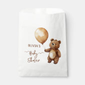 Sachets En Papier Ours Ballons Nuages Attendre Baby shower Bearly (Devant)