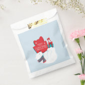 Sachets En Papier Ours blanc et présente Noël (Scellé)