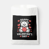 Sachets En Papier Ours de la Saint-Valentin Joyeuse vday (Devant)