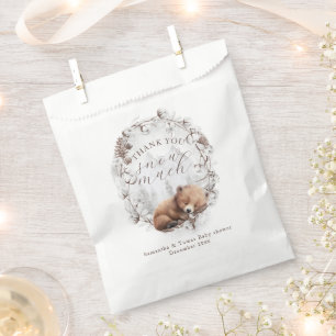 Sachets En Papier Ours des bois Froid à l'extérieur du Baby shower d